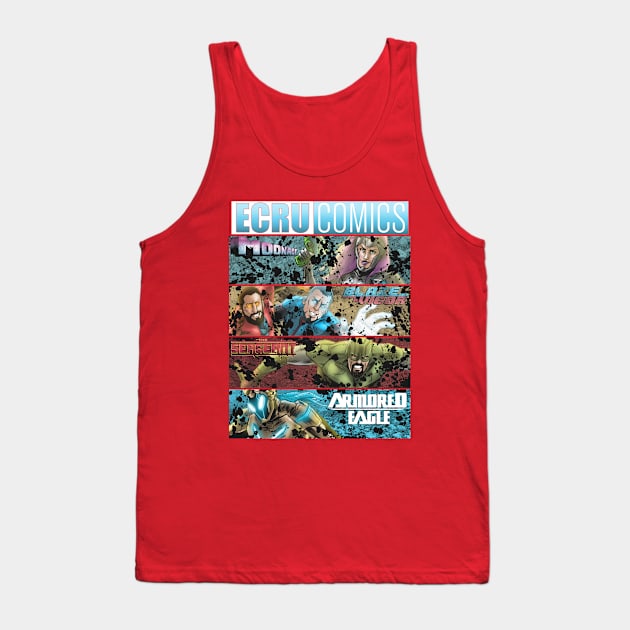 Ecruomics Titles Tank Top by carrillo_art_studios